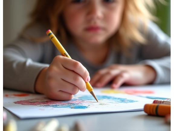 Sesión de arte terapia para el bienestar emocional infantil