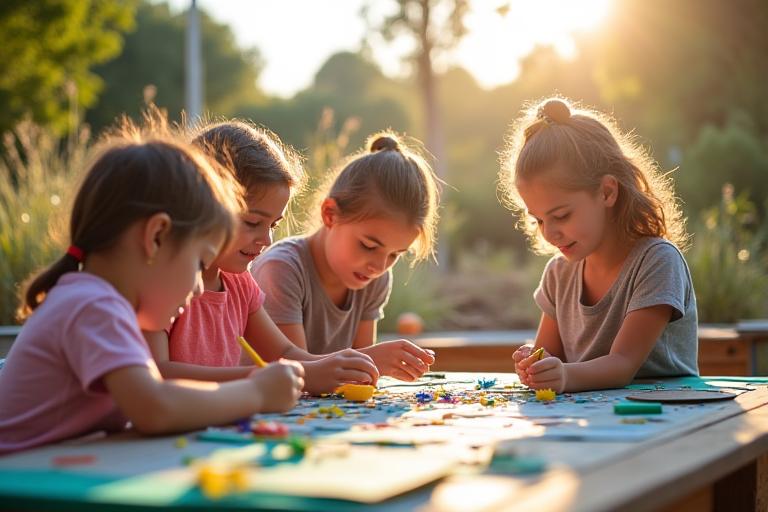 Campamento de arte sostenible para niños en Valencia